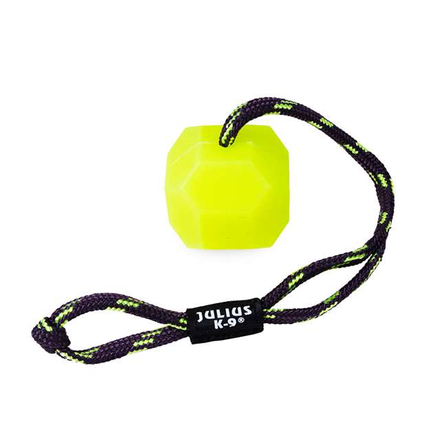 Picture of IDC Neon fluoreszierender Ball mit Schnur, 60 mm, Gelb (Hart)